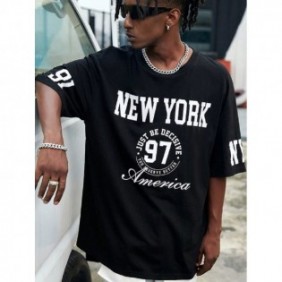 Black New YORK T-shirt with...