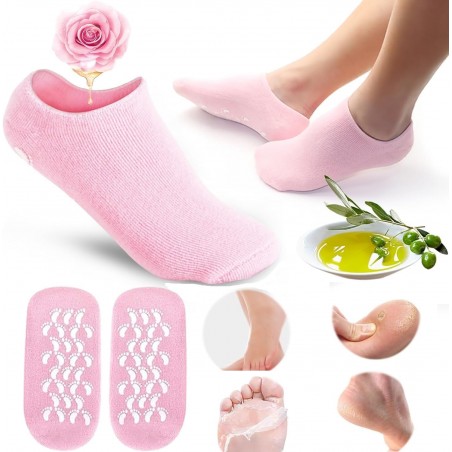 MASUM ENTERPRISE Silicone hydratant pour femmes et hommes pour pieds secs, talons fissurés, éliminateur de callosités,