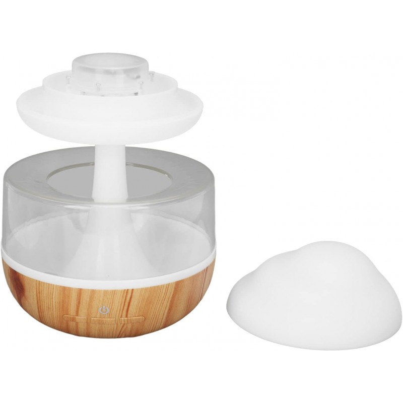 TOPINCN Zen Raining Cloud Veilleuse Aromathérapie Diffuseur D'huiles Essentielles Micro Humidificateur Fontaine de Bureau Chevet