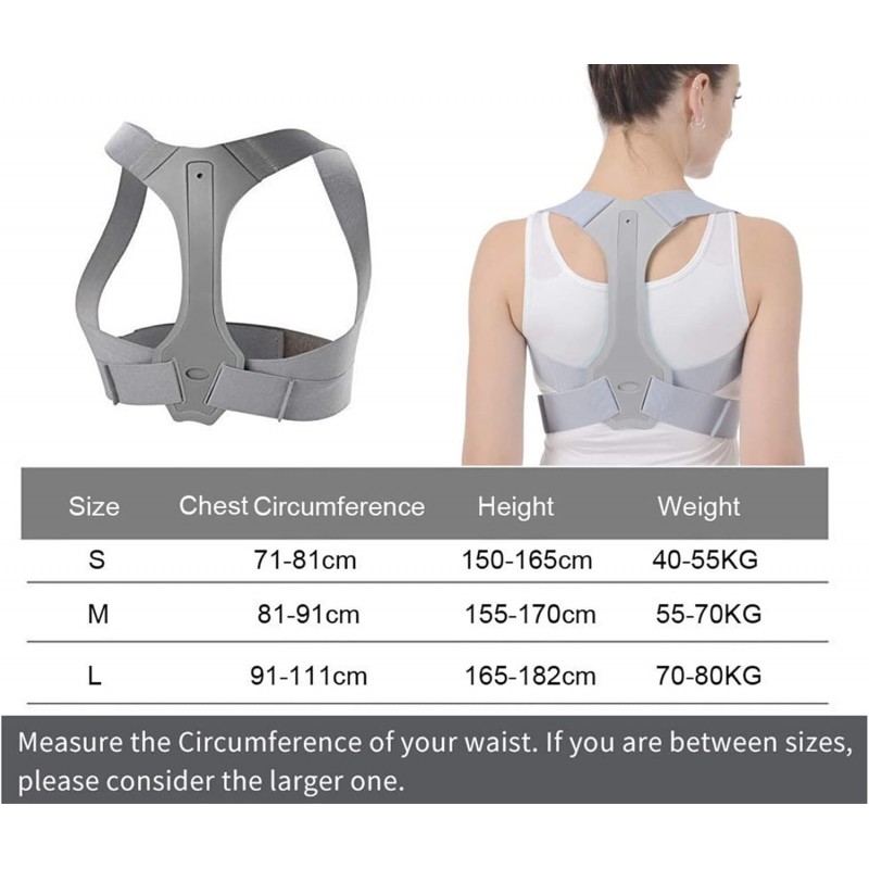 Correcteur de posture du dos - Corset thérapeutique - Ceinture de soutien de la colonne vertébrale - Bandage de correction de la