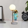 HONTIN Veilleuse astronaute pour enfants, lampe de bureau LED avec base antidérapante et prise USB, luminosité réglable à