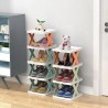 ZXCVB Multi-Layer Shoe Rack Storage Organizer, Thin Shoe Rack for Entryway, Vertical Shoe Rack for Small Spaces, Space Saving