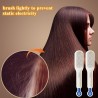 Self-Cleaning Anti-Static Massage Comb, Easy Clean Hair Brush with Retractable Bristles, One-pull Clean Massage Comb, Scalable