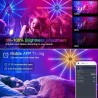 SHOP TRUE Lumières LED intelligentes, feux d'artifice d'intérieur alimentés par USB avec télécommande par application, bande