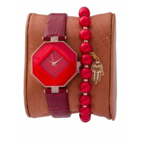 Women's leather watch,...